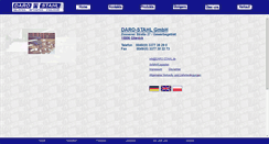 Desktop Screenshot of daro-stahl.de